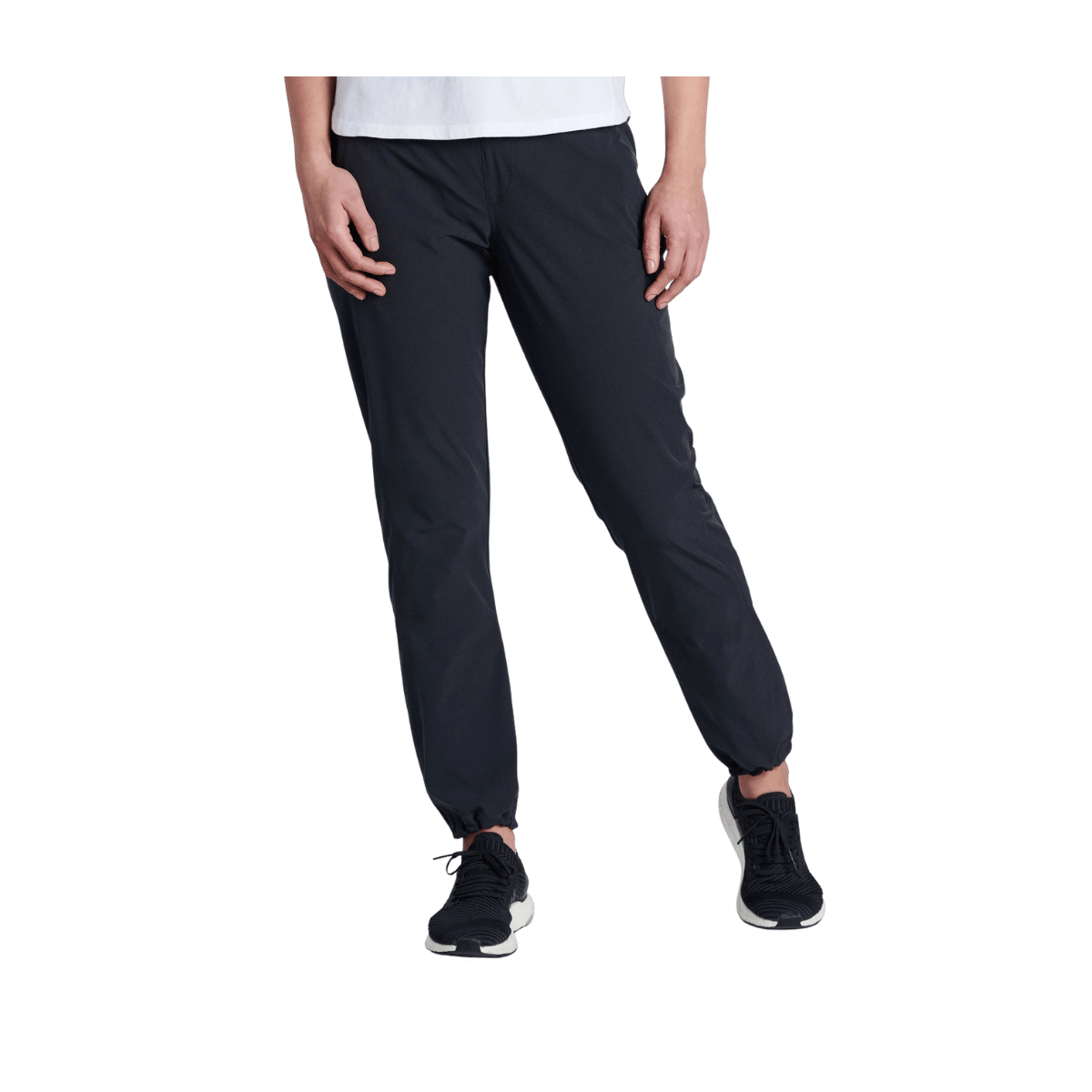 KUHL WOMEN'S FREEFLEX DASH PANTS - KOAL - FRONT VIEW
