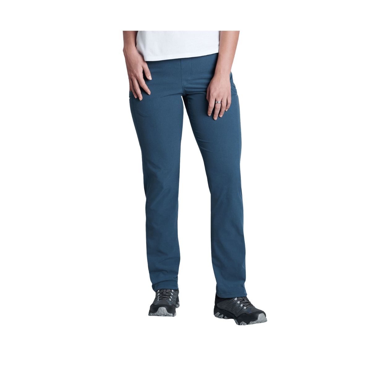 KUHL WOMEN'S FREEFLEX DASH PANTS - RAINSTORM - FRONT VIEW