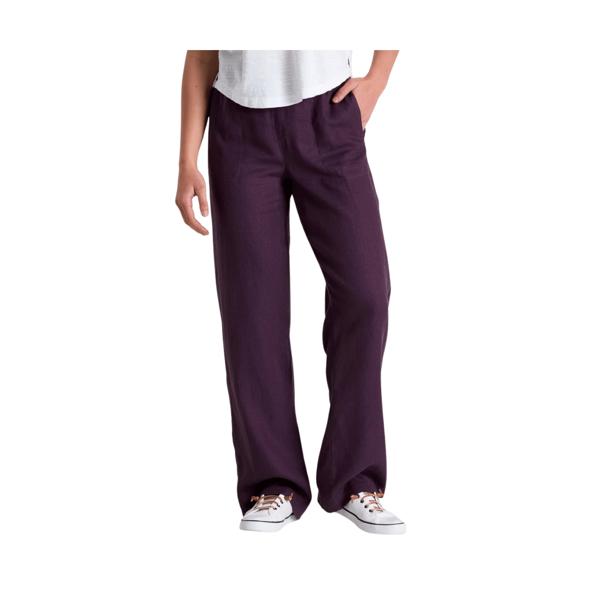 KUHL WOMEN'S FRESCO PANT - ELDERBERRY - FRONT VIEW