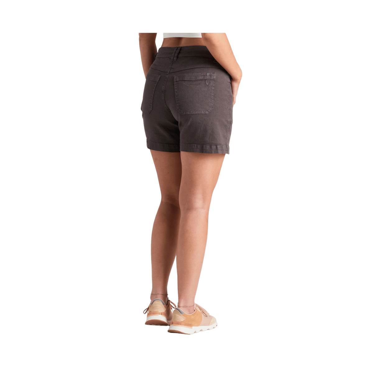KUHL WOMEN'S SEABOARD SHORT 6" - PAVEMENT - BACK VIEW