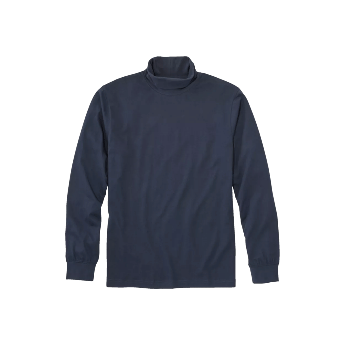 L.L.BEAN CAREFREE UNSHRNKBLE TURTLENECK NAVY BLUE