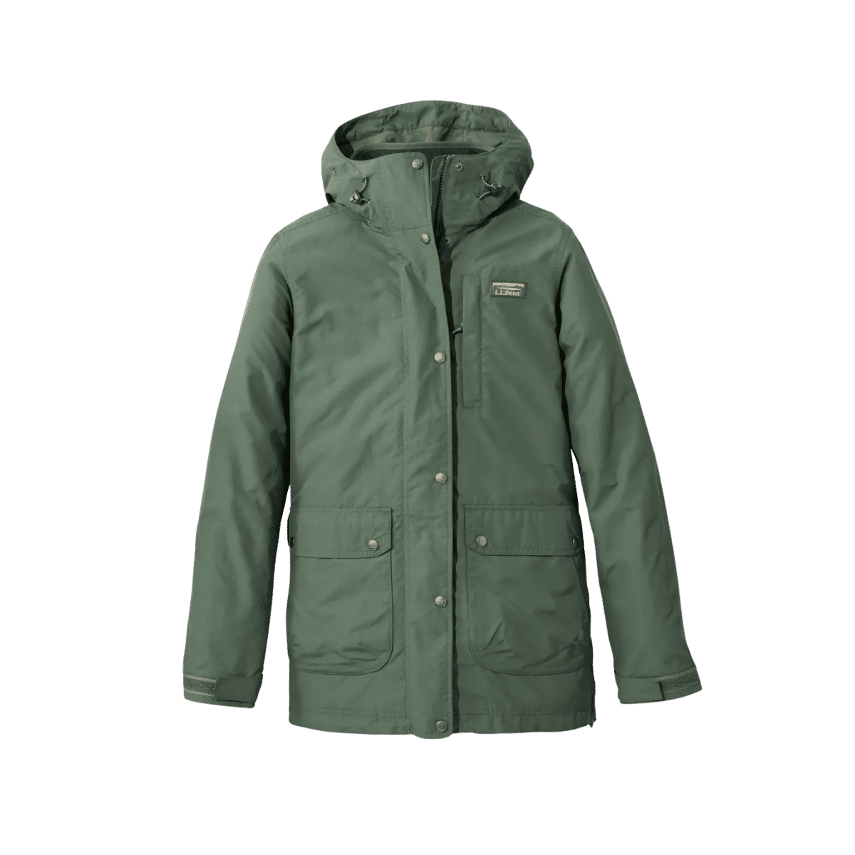 L.L.BEAN W MTN CLASSIC 3IN1 FLEECE JKT THYME NAVY