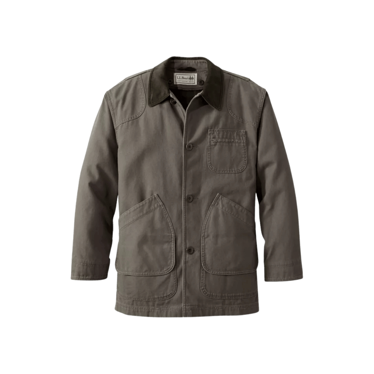 L.L.BEAN WOOL-LINED FIELD COAT OLIVE