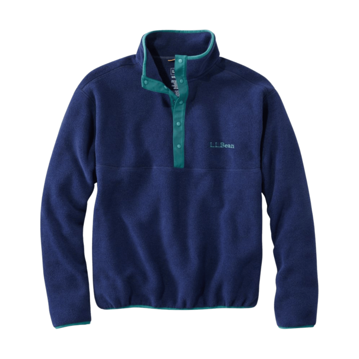 L.L.BEAN CLASSIC SNAP FLC II P/O - NIGHT - FRONT VIEW