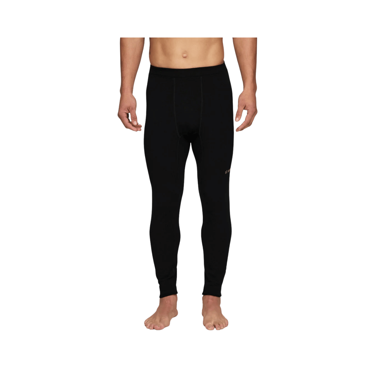 LE BENT HEAVYWEIGHT GRID FLEECE BOTTOM BLACK