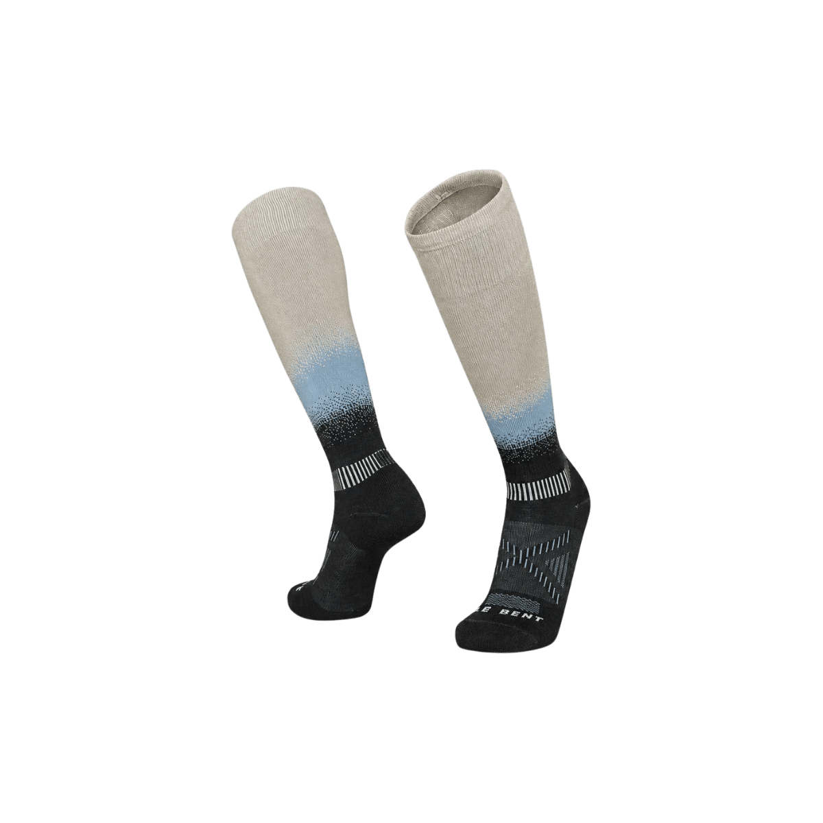 LE BENT TARGETED CSHN FADEAWY SNW SOCK BLACK FROST