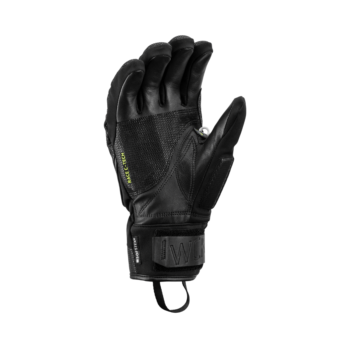 LEKI WCR C-TECH 3D RACE GLOVE BLACK/ICE LEMON