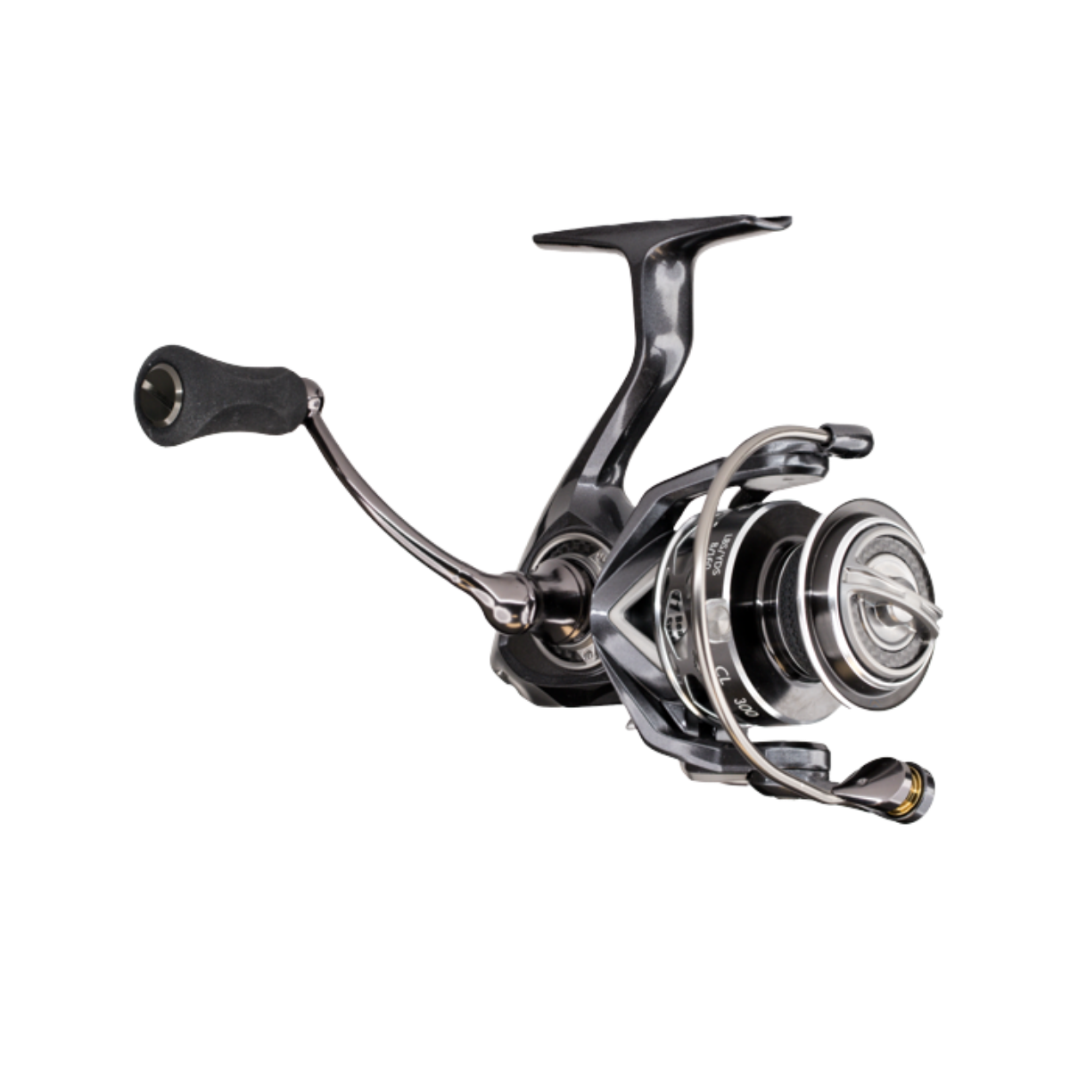 LEWS CUSTOM LITE SPINNING REEL CARBON GRAY