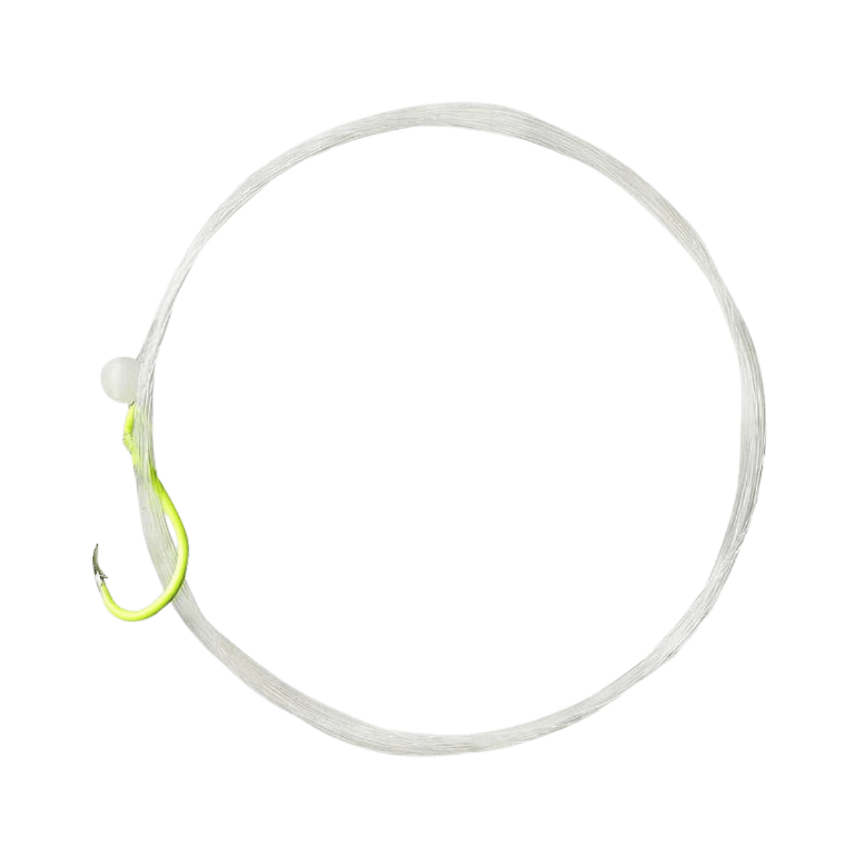 LINDY LEECH RIG SNELL 5PK #6 CHARTREUSE