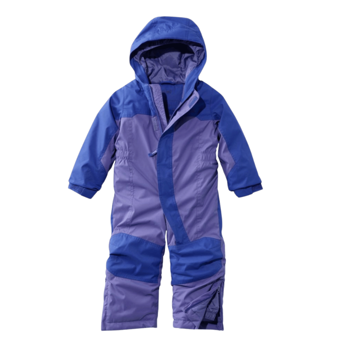 L.L.BEAN TODDLER AND INFANT COLD BUSTER SNOWSUIT – SAPP/PERIWINKLE - FRONT VIEW