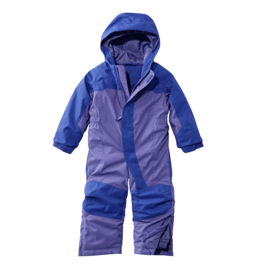 L.L.BEAN TODDLER AND INFANT COLD BUSTER SNOWSUIT – SAPP/PERIWINKLE - FRONT VIEW