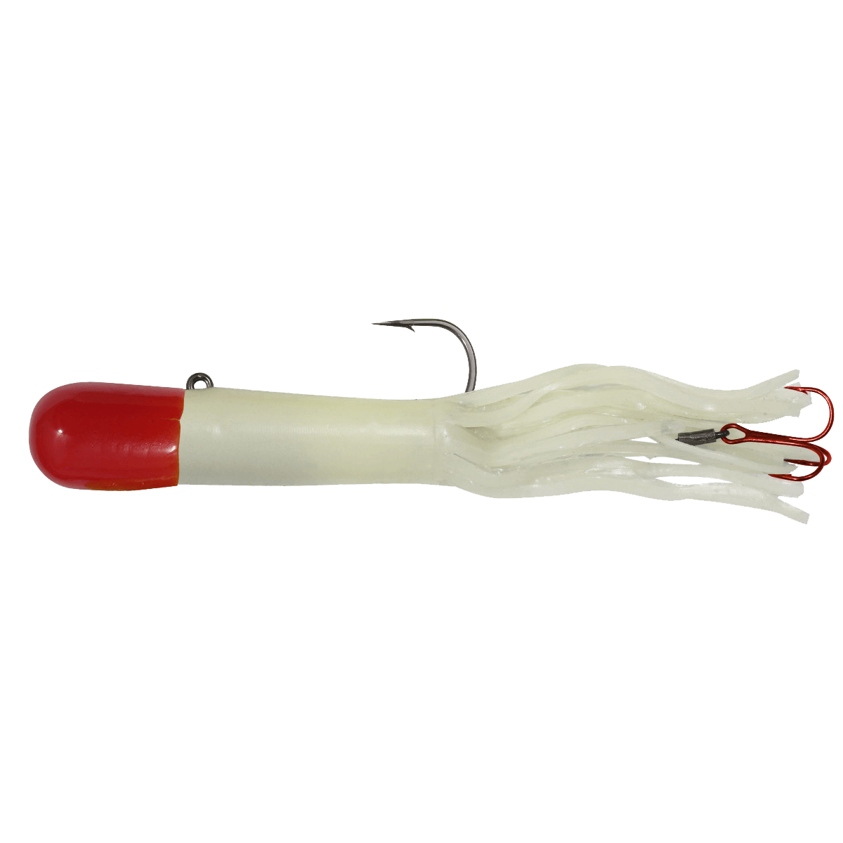 LEVEL-HEAD PREDATOR TUBE - 3/4 Oz - 3/0 
LUMI GOLD RED TOP