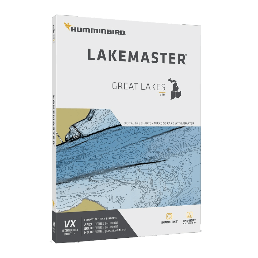 HUMMINBIRD LAKEMASTER - GREAT LAKES V1 BOOK