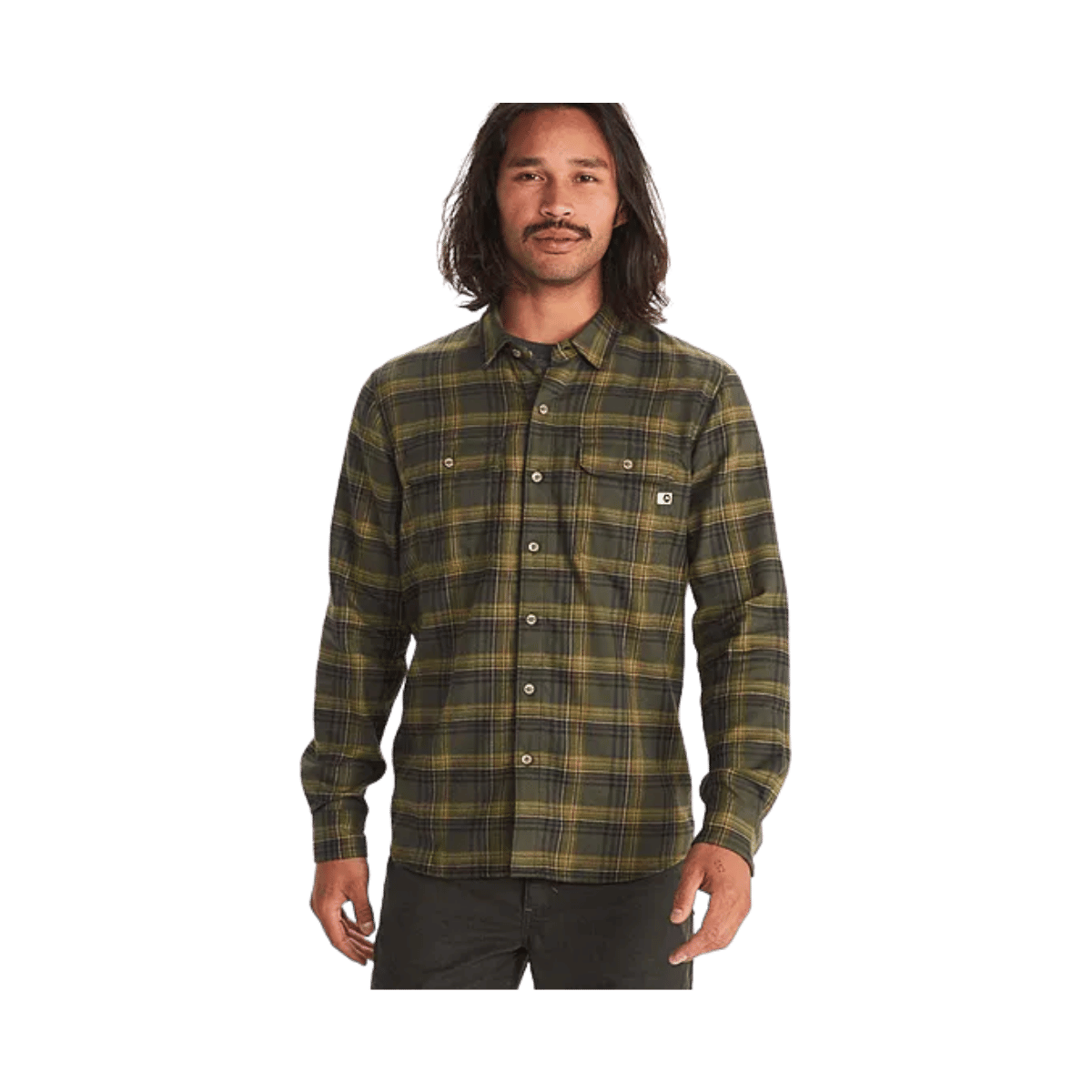 MARMOT MEN'S BAYVIEW MDWT FLANNEL LS - NORI