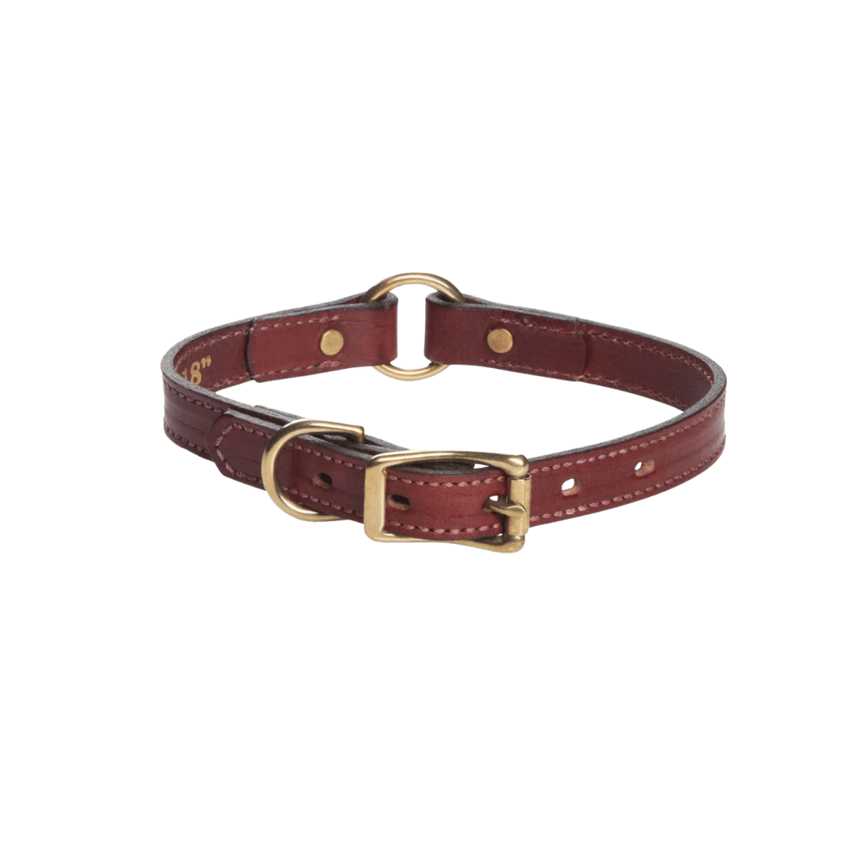MENDOTA PRODUCTS NARROW HUNT COLLAR - CHESTNUT