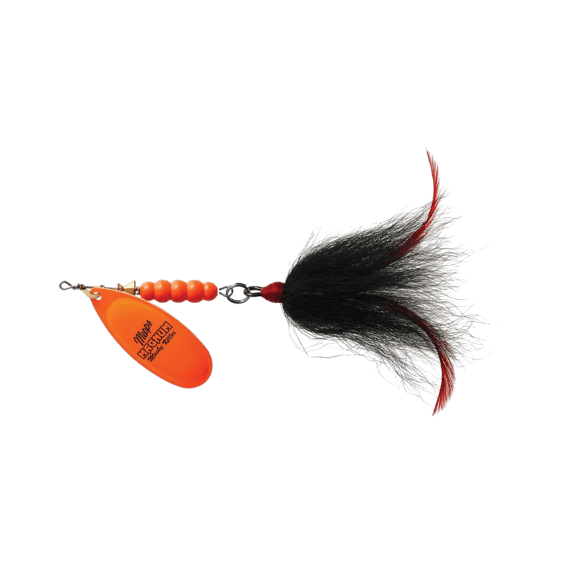 MEPPS MAGNUM MUSKY KILLER 1 1 4OZ HOT ORANGE BLACK