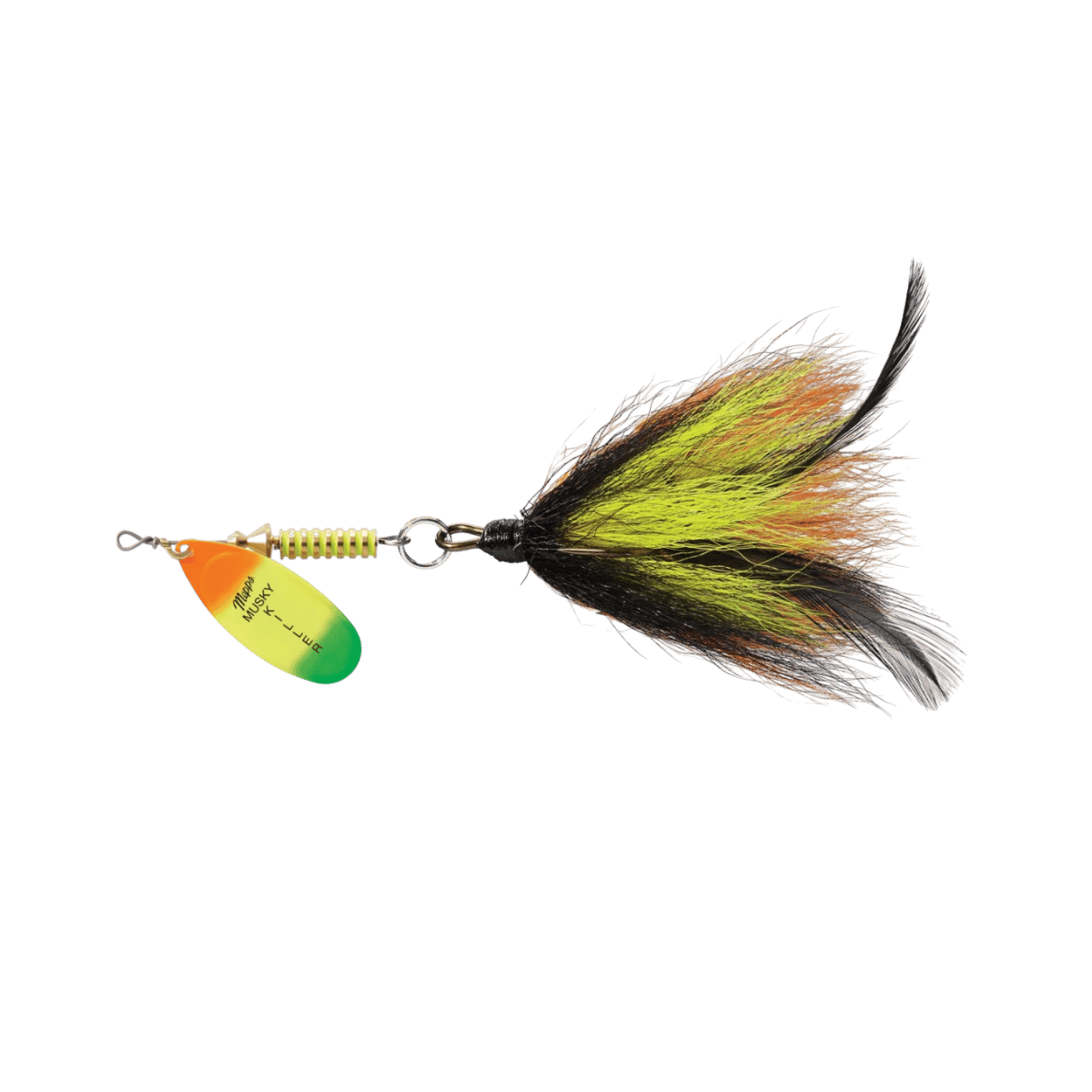 MEPPS MUSKY KILLER 3/4OZ HOT FIRETIGER BLACK ORANGE YELLOW