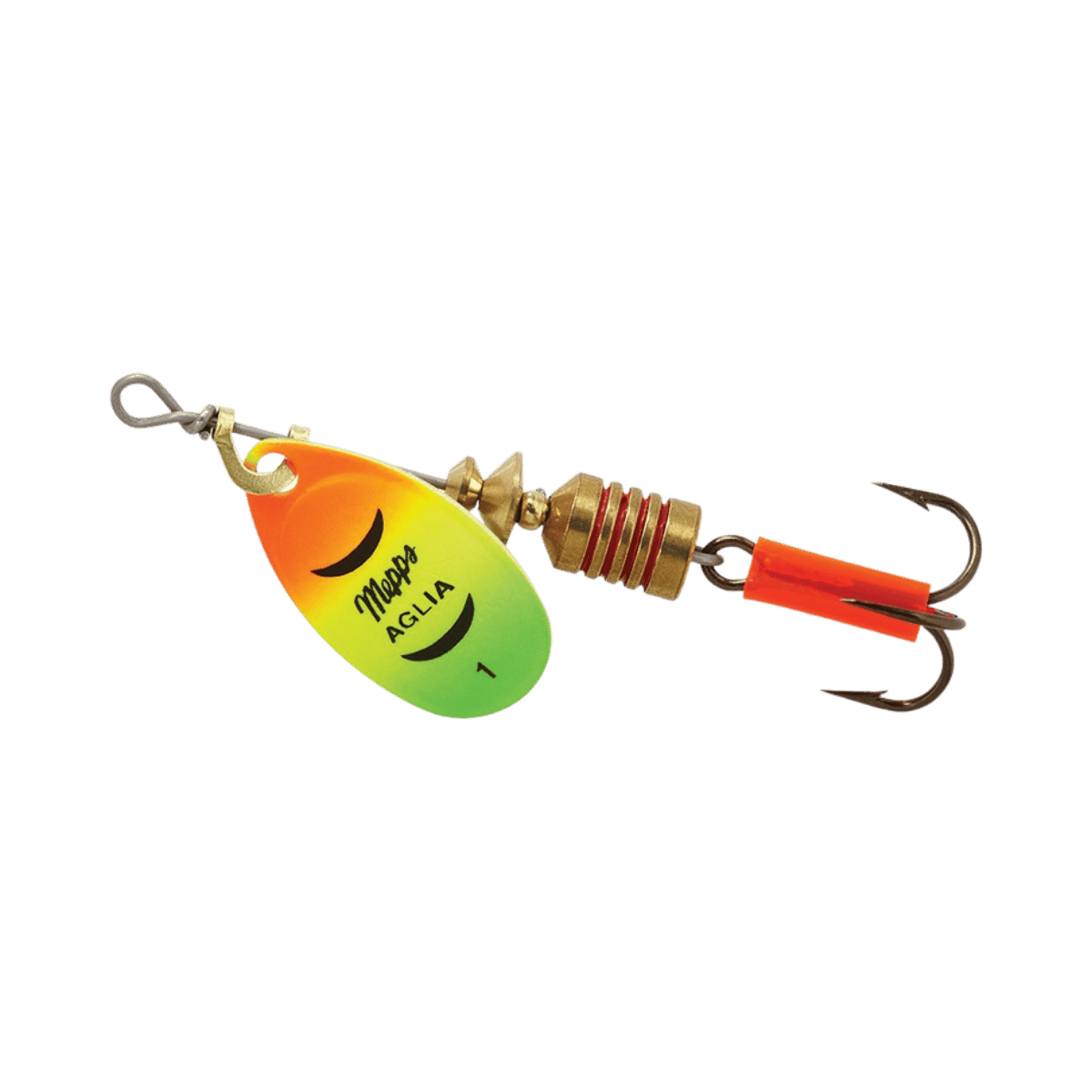 MEPPS AGLIA SPINR-PLAIN 1/8OZ - HOT FIRETIGER