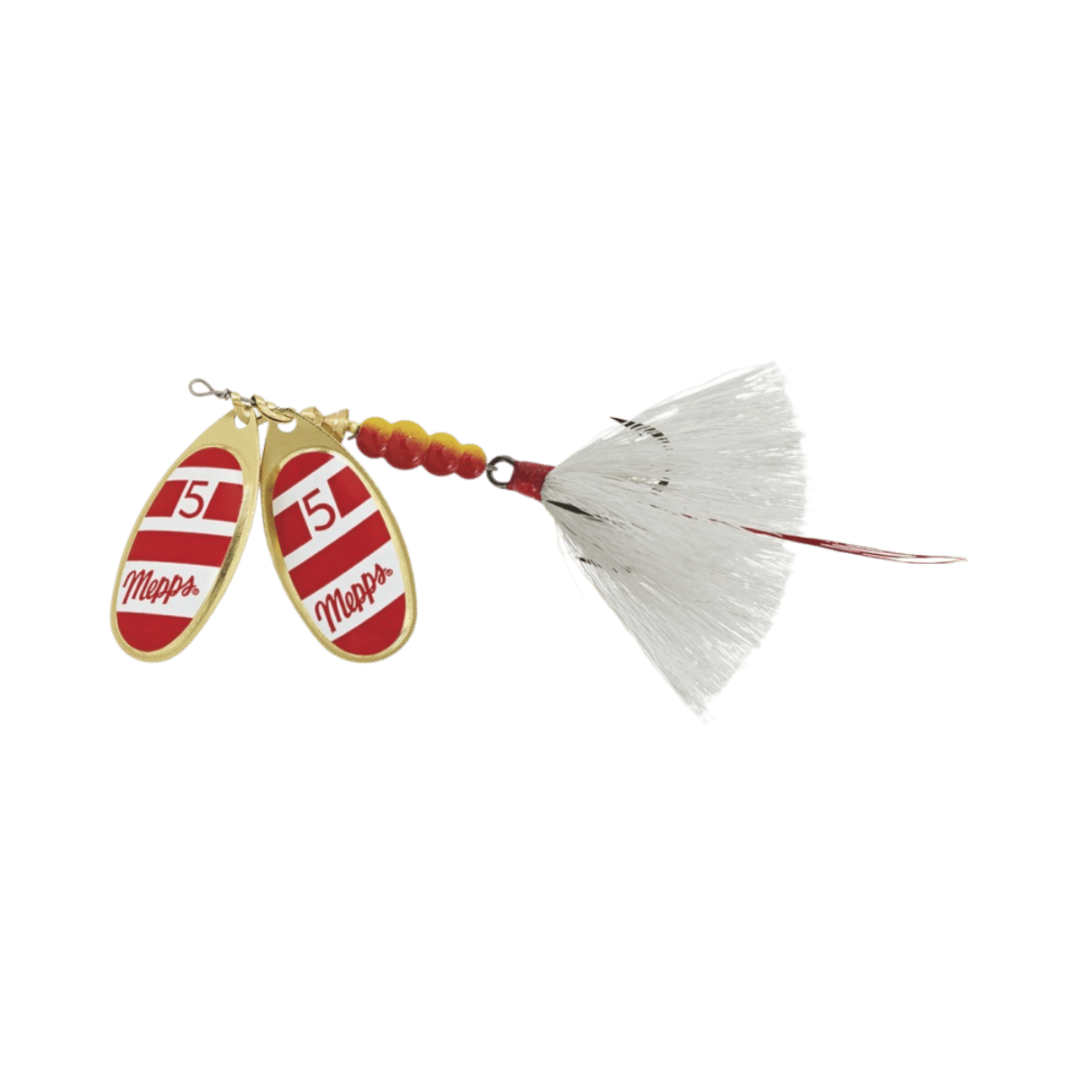 MEPPS DOUBLE BLADE AGLIA 11/16OZ - RED-WHT-WHT