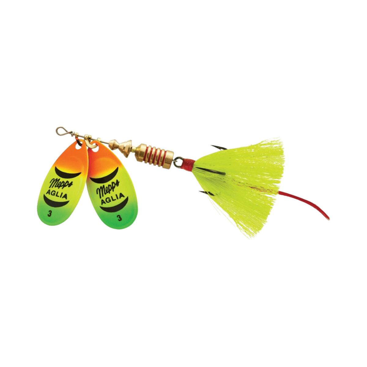 MEPPS DOUBLE BLADE AGLIA 5/16oz HOT FIRETIGER CHART