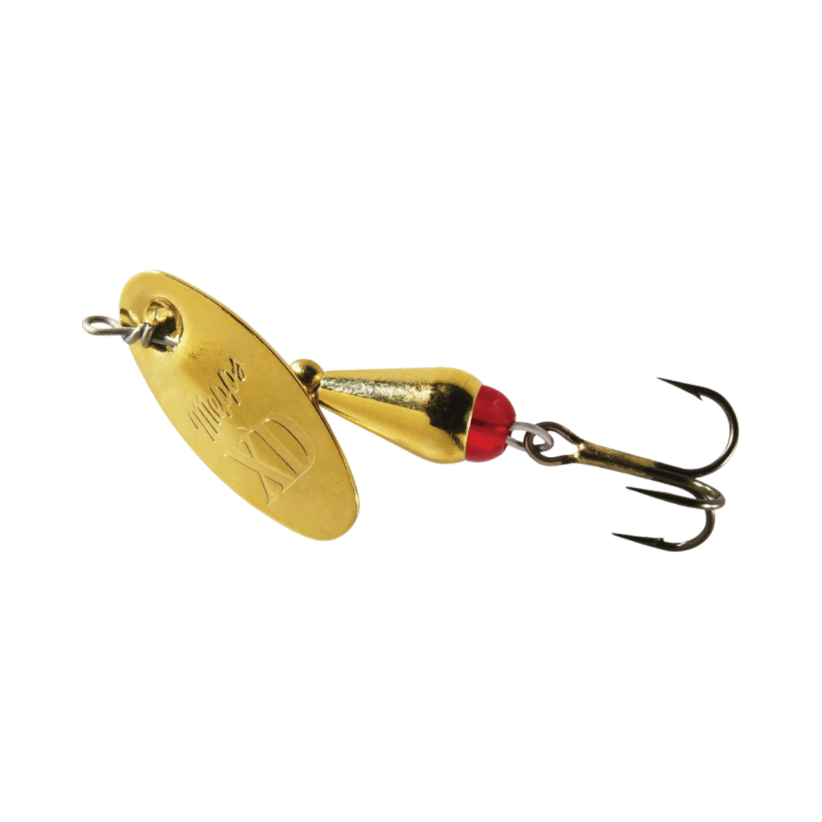 MEPPS XD PLAIN SPINNER 1/10OZ - GOLD-GOLD
