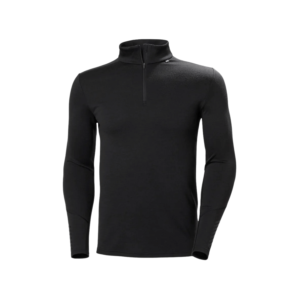 HELLY HANSEN MEN'S LIFA MERINO MIDWEIGHT 1/2 ZIP - BLACK