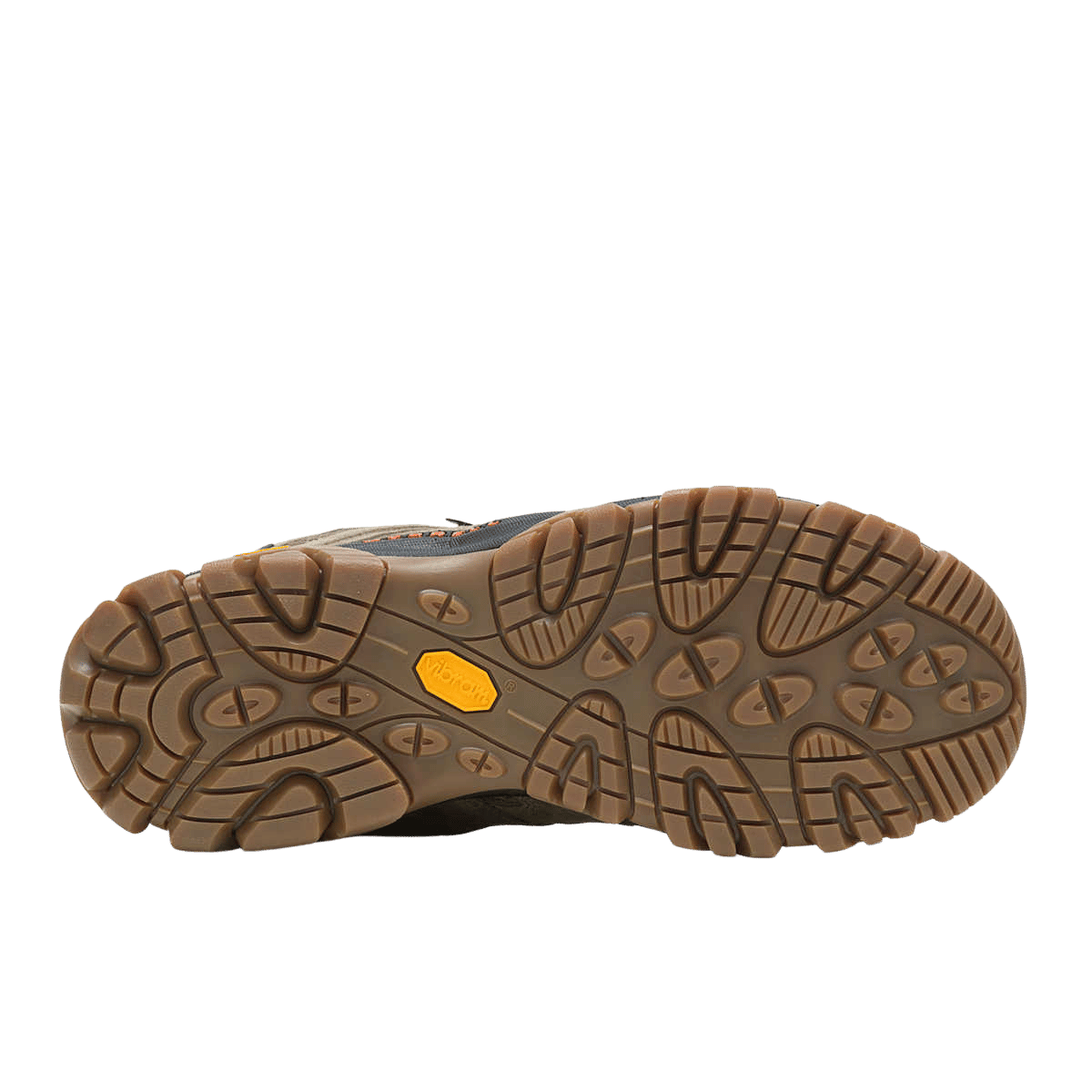 MERRELL MOAB 3 MID WATERPROOF WIDE - OLIVE/GUM - OUTSOLE VIEW