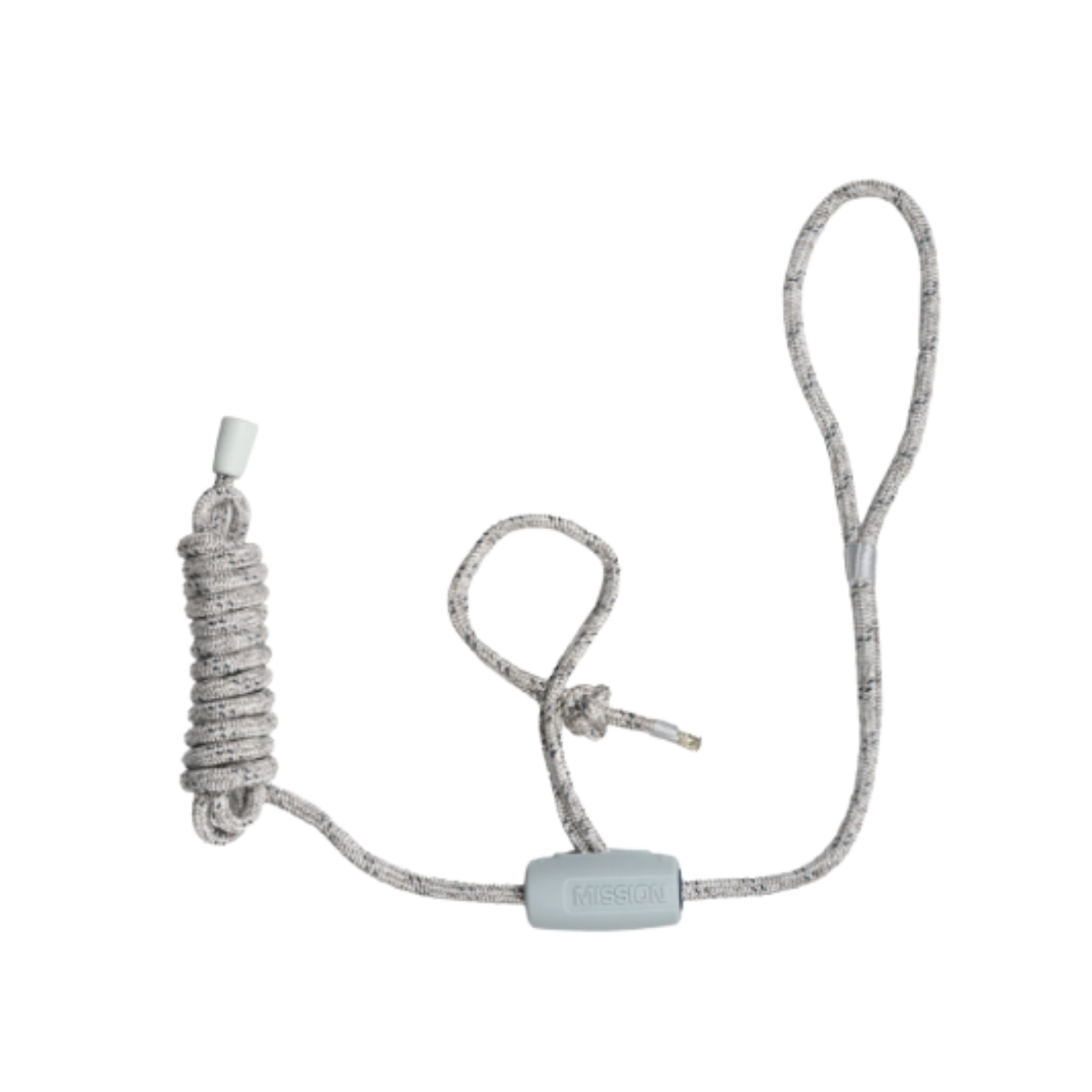 MISSION OUTDOOR DEADKNOT FENDER LINE 3/8IN 9FT GRAY