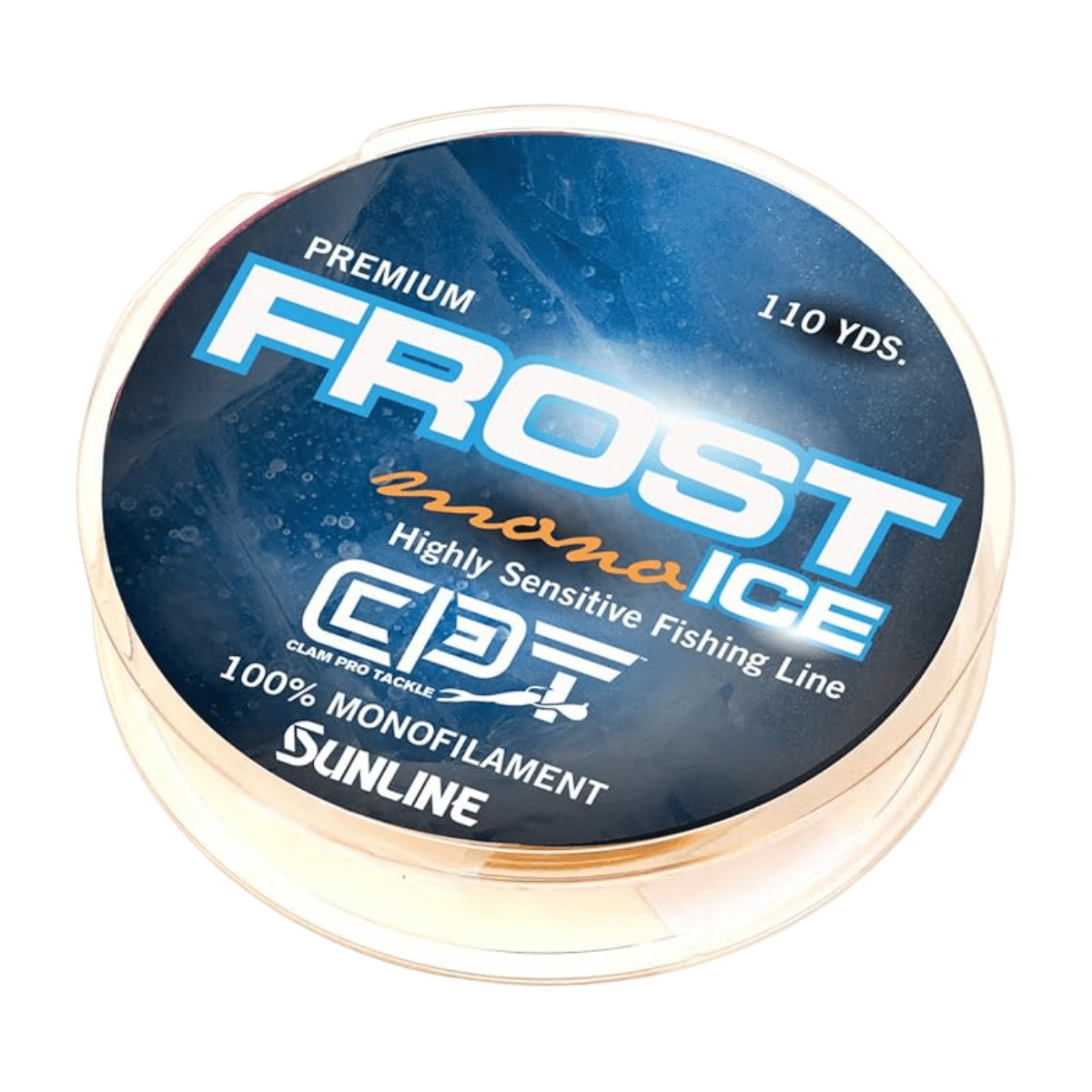 CLAM CPT FROST MONOFILIMENT 110YD - 02 LBS - ORANGE/CLEAR
