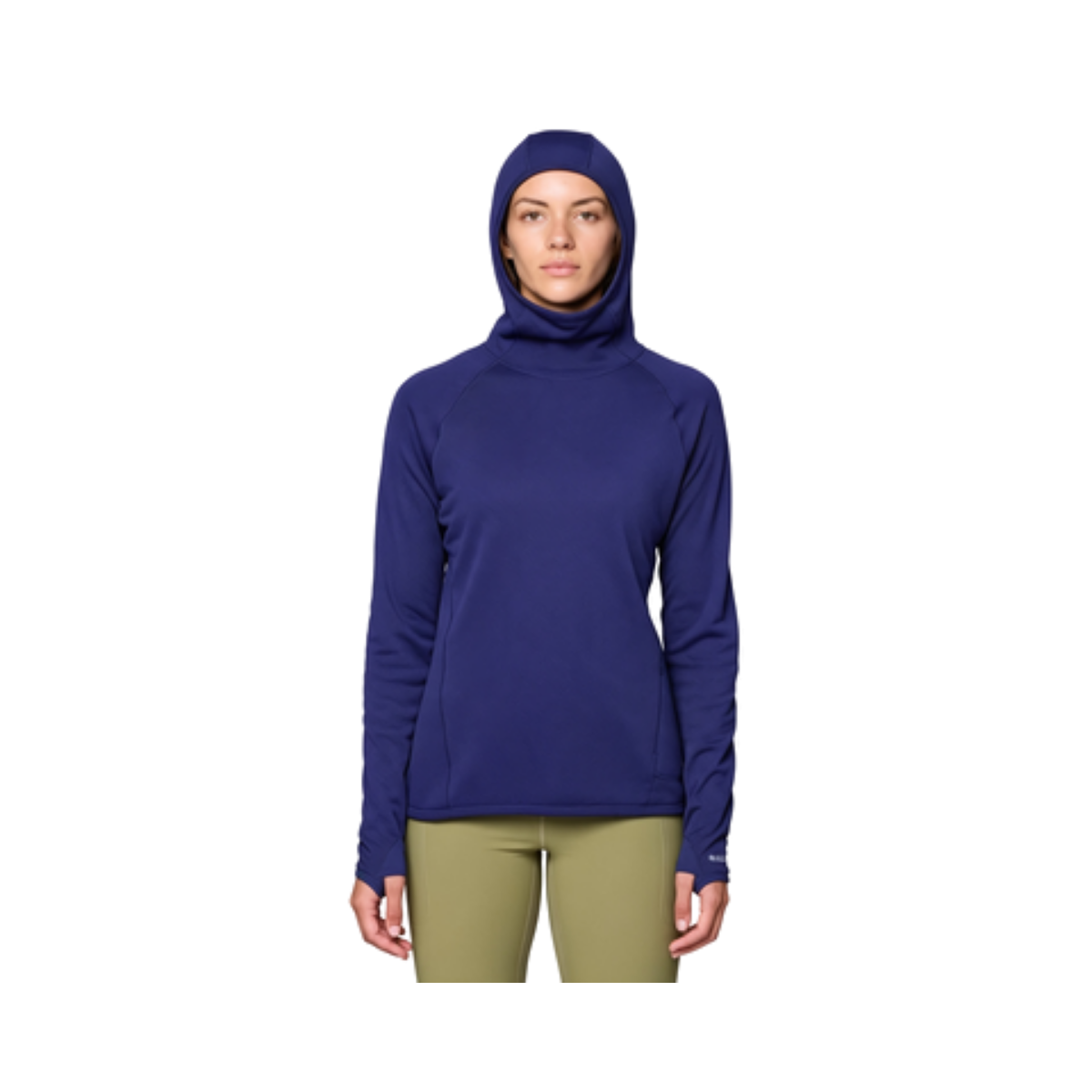 MOUNTAIN HARDWEAR W AIRMESH LONG SLEEVE HOODY BERRY BLUE