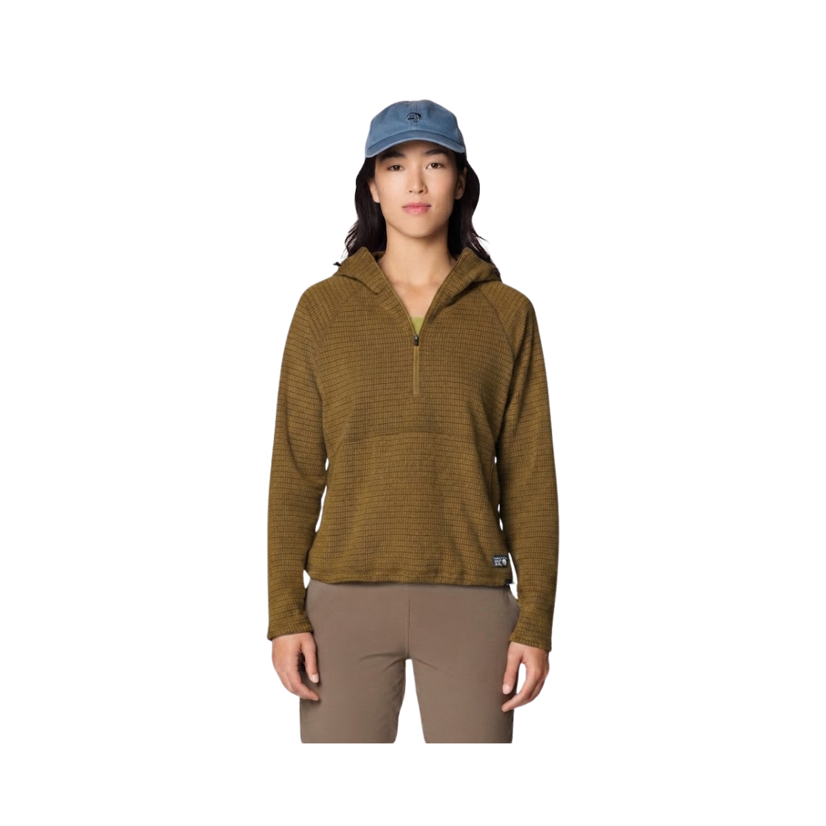 MOUNTAIN HARDWEAR W SUMMIT GRID HOODY PRAIRIE