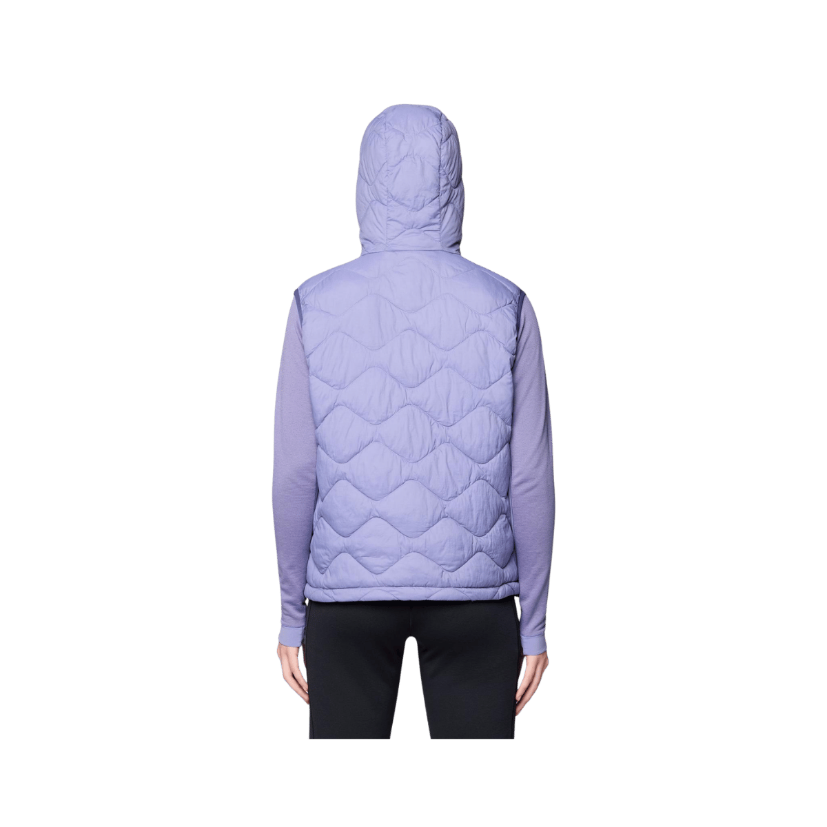 MOUNTAIN HARDWEAR WOMEN'S SEEK OUT SNAP NECK VEST - AVID, BACK ANGLE, SM, MD, LG, XL