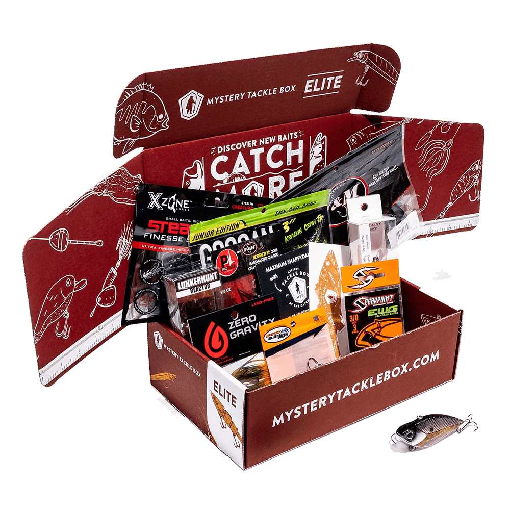 MYSTERY TACKLE BOX ELITE BASS FISHING KIT OPENED