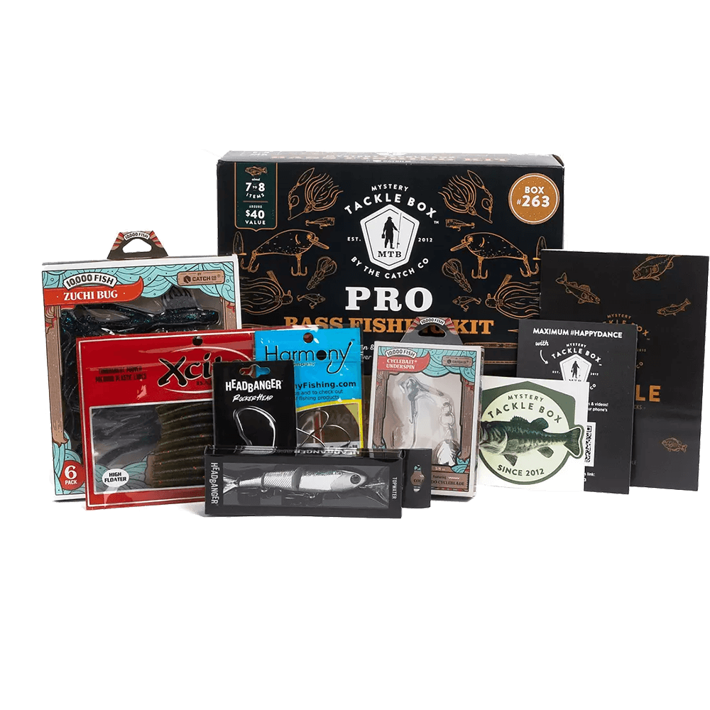 MYSTERY TACKLE BOX REGULAR BASS FISHING KIT - NON-LEAD