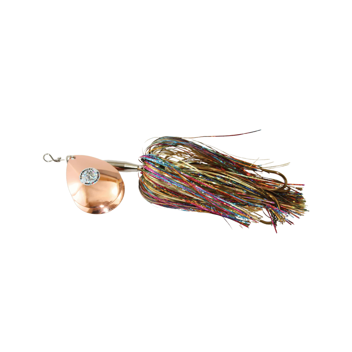 MUSKY MAYHEM TACKLE DOUBLE SHOWGIRL COPPER RAINBOW IMAGE