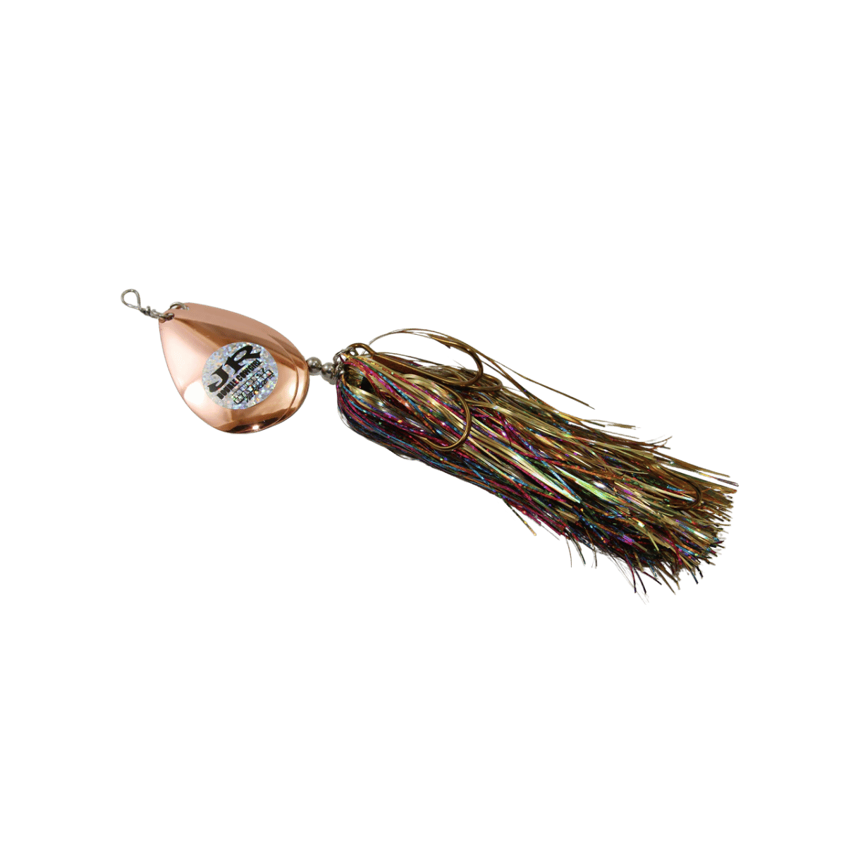 cowgirl fishing lures Musky Mayhem Tackle Jr Dbl Copperhead JR084 Dock Rod Holder Blades From the beginning the Quantity:100