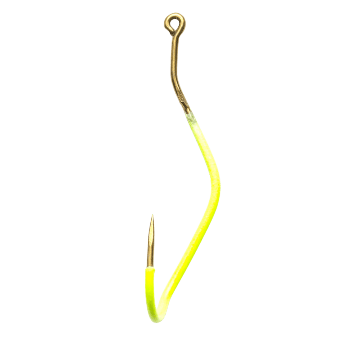 MUSTAD SLOW DEATH ABERDEEN HOOK #2 BENT SHANK - CHART ORG