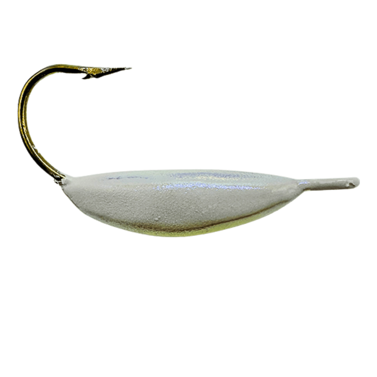 MAD SCIENTIST TACKLE MOONLIGHT ICE JIG PEARL SCALES HOOK SIZE 2 RED