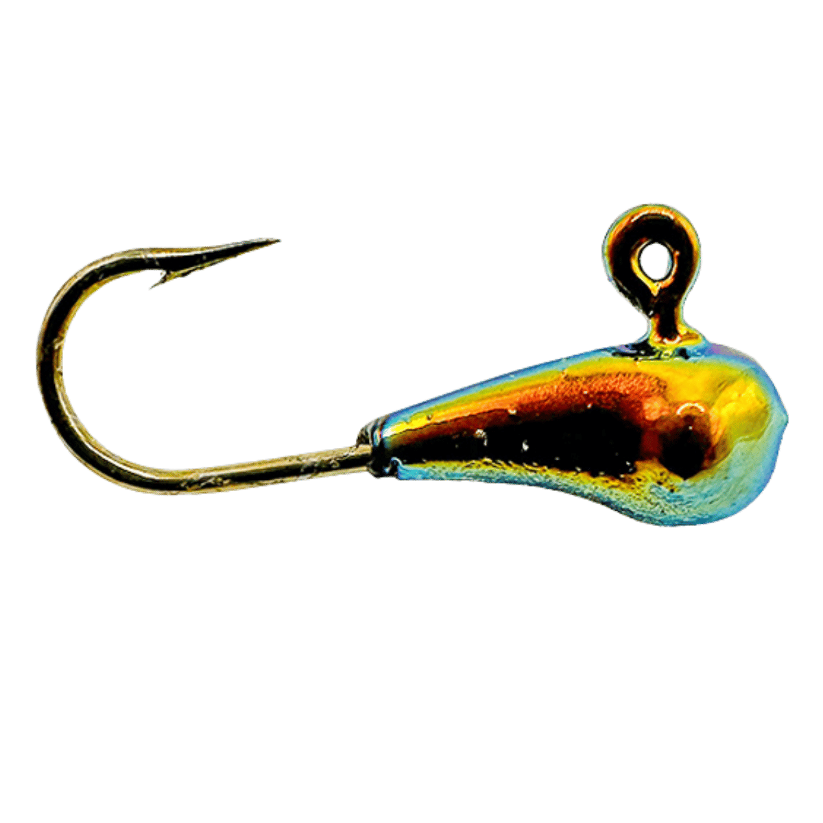 MAD SCIENTIST TACKLE THE BULLFROG JIG BLACK SCALES HOOK SIZE 8 RED