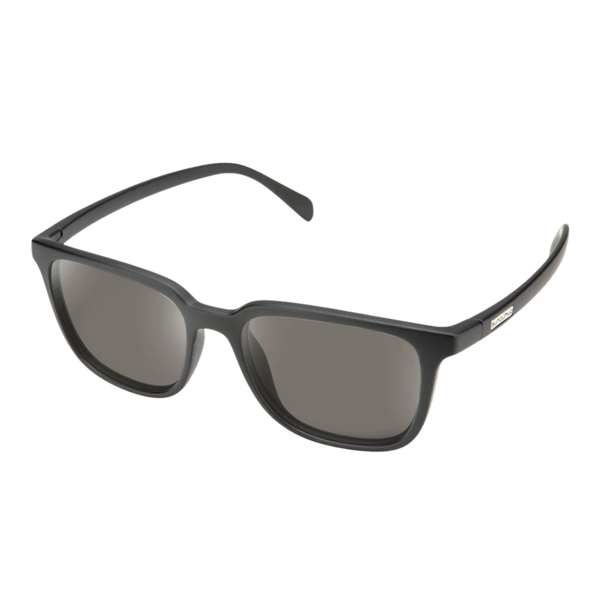 SUNCLOUD BOUNDRY SUNGLASSES - MATTE BLACK WITH POLARIZED GRAY