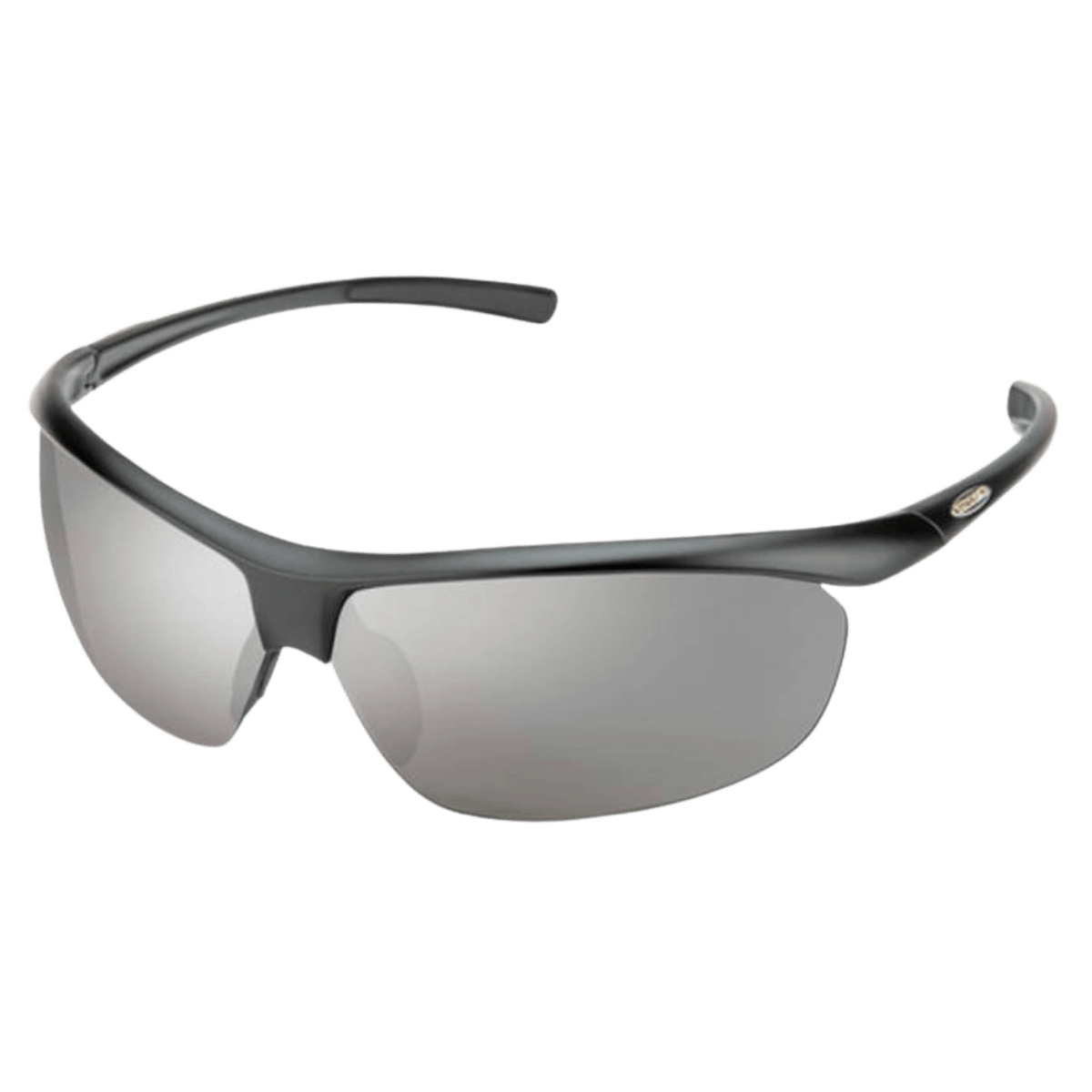 SUNCLOUD ZEPHYR SUNGLASSES - MATTE BLACK WITH POLARIZED BLUE MIRROR