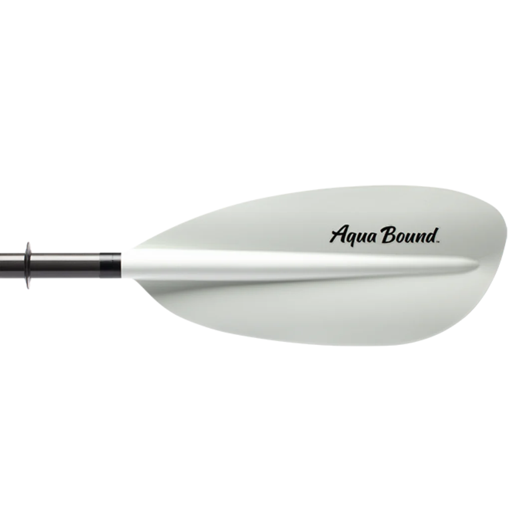 MANTA RAY HYBRID VERSA-LOK 2-PIECE KAYAK PADDLE back side of blade