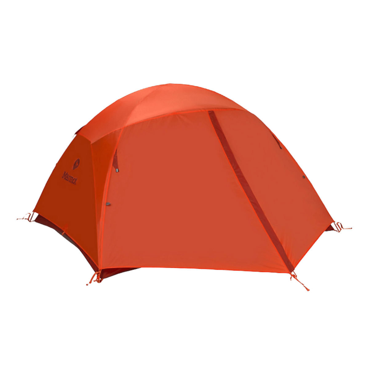 MARMOT CATALYST 3P TENT - RUSTED ORANGE/CINDER - BACK VIEW (COVERED)