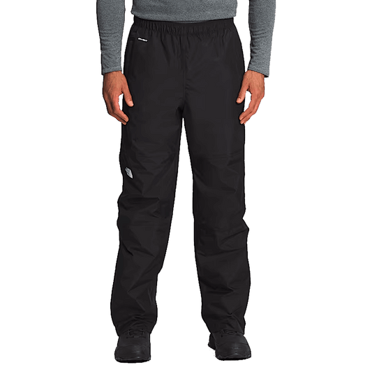 THE NORTH FACE MEN'S ANTORA RAIN PANTS - BLACK FRONT