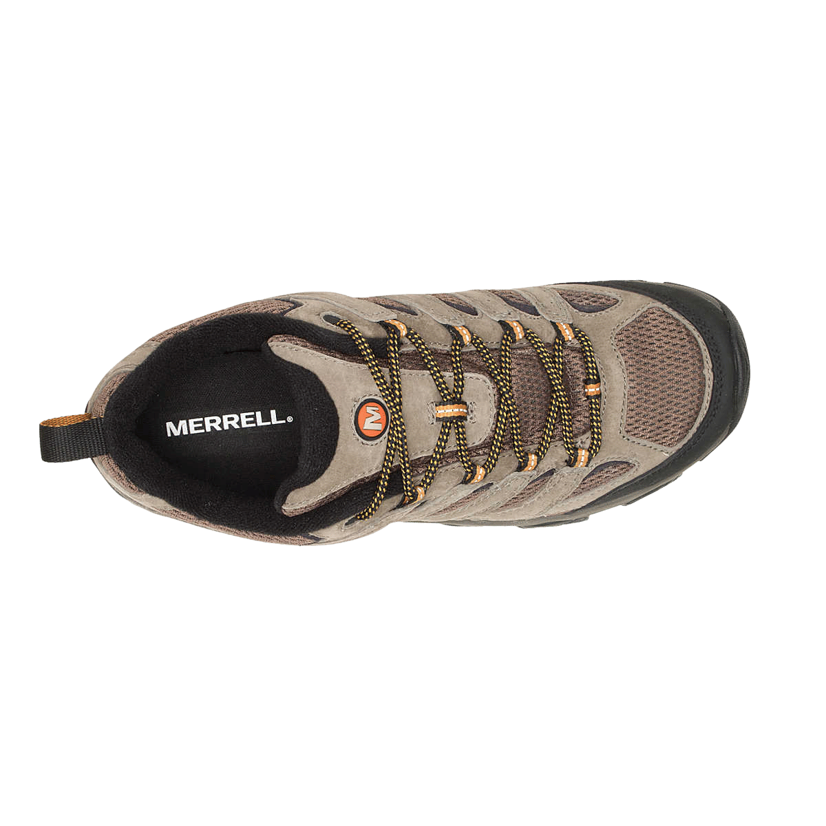 MERELL MOAB 3 LOW VENT WIDE - WALNUT - TOP VIEW