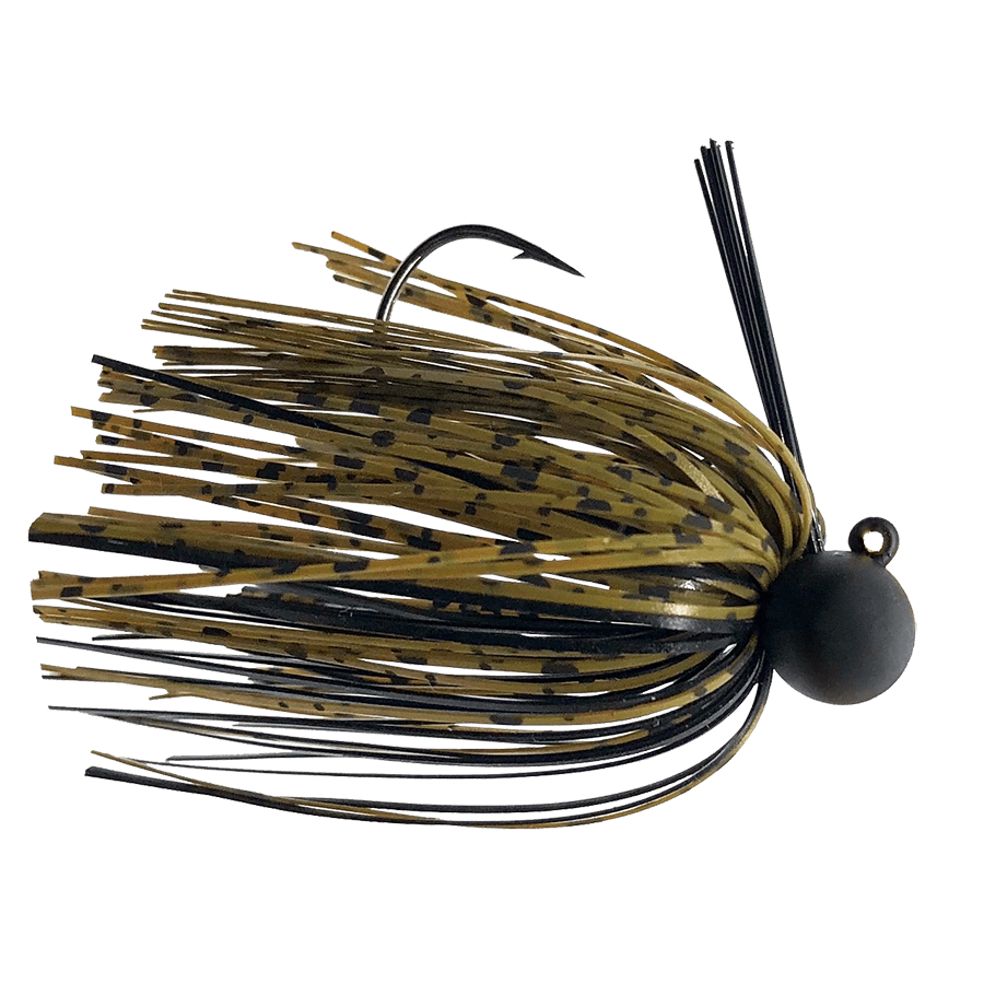 MICRO TUNGSTEN JIGS 3/8OZ GREEN PUMPKIN BLACK