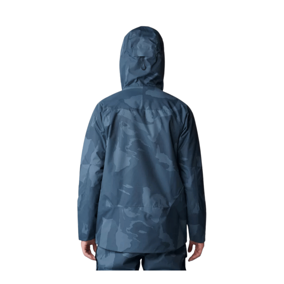 MOUNTAIN HARDWEAR MEN'S FIREFALL INSULATED JACKET - MOON BLUE OMBRE - BACK VIEW