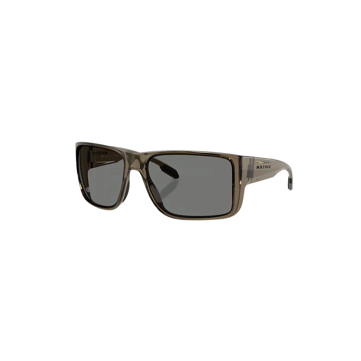 NATIVE EYEWEAR BADLANDS XL SUNGLASSES GREY POLARIZED