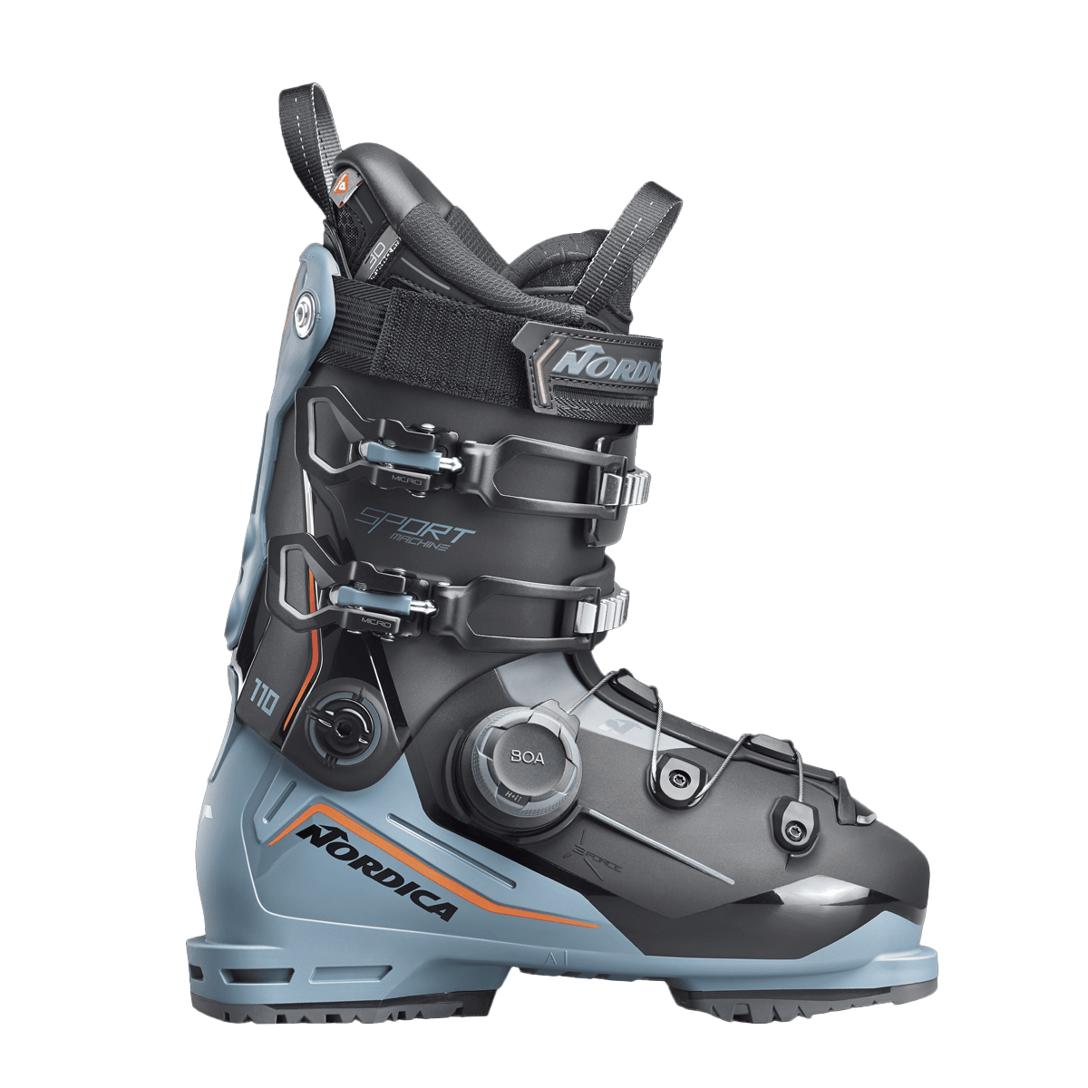 NORDICA SPORTMACHINE 3 110 BOA SKIS 2025 SIDE VIEW