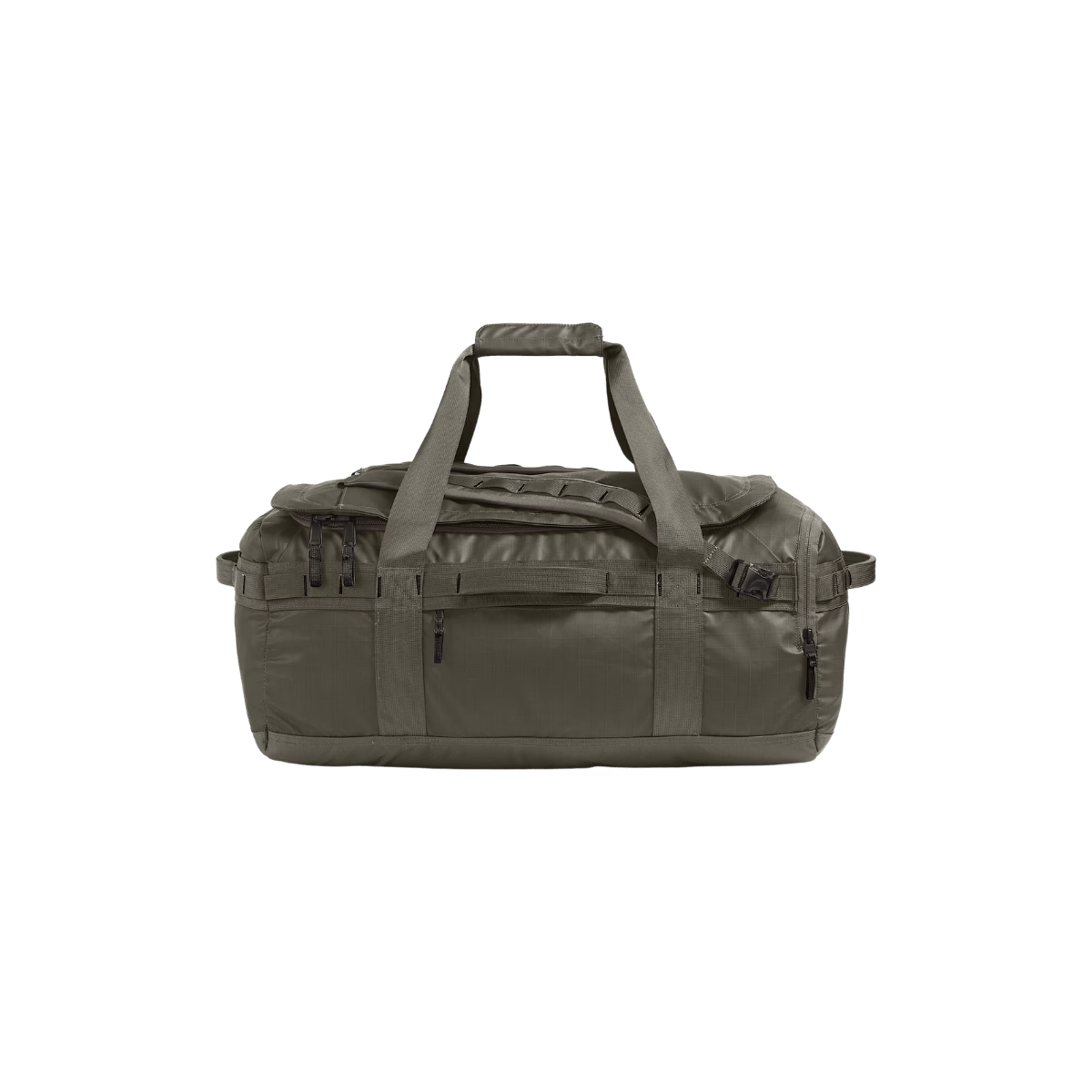 NORTH FACE BASE CAMP VOYAGER DUFFEL 62L TAUPE GREEN TNF BLACK